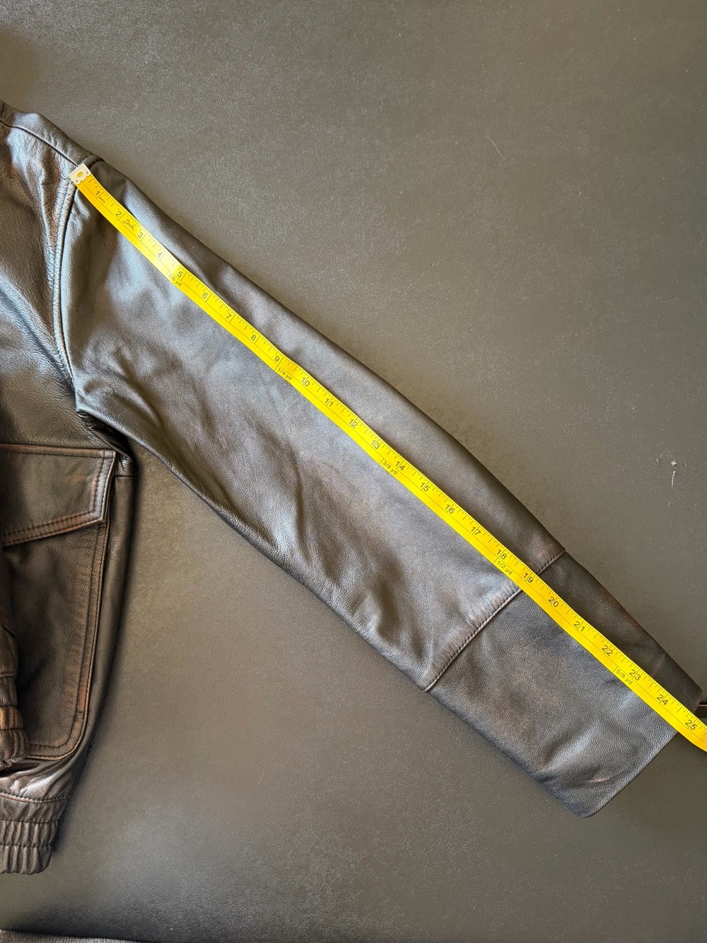 Zara 100% Leather Bomber Jacket Limited Edition 5479/061/800 - Picture 10 of 11